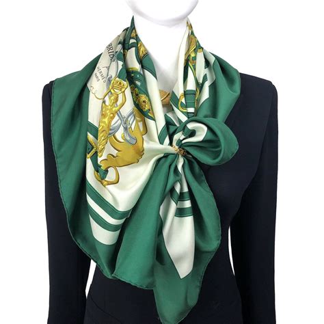 hermes scarf green nordic|hermes scarf accessories.